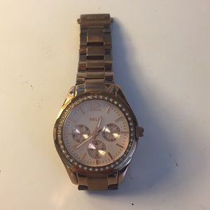 Rose gold watch